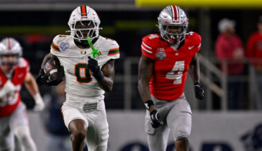 Keionte Scott’s pick-six vs. Jeremiah Smith