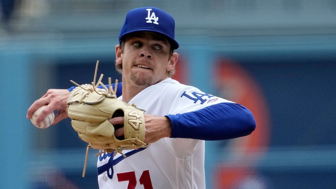 Dodgers P Stone has inflammation, no structural damage in shoulder