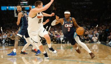 OKC's Shai Gilgeous-Alexander out vs. Bulls to manage abdominal strain