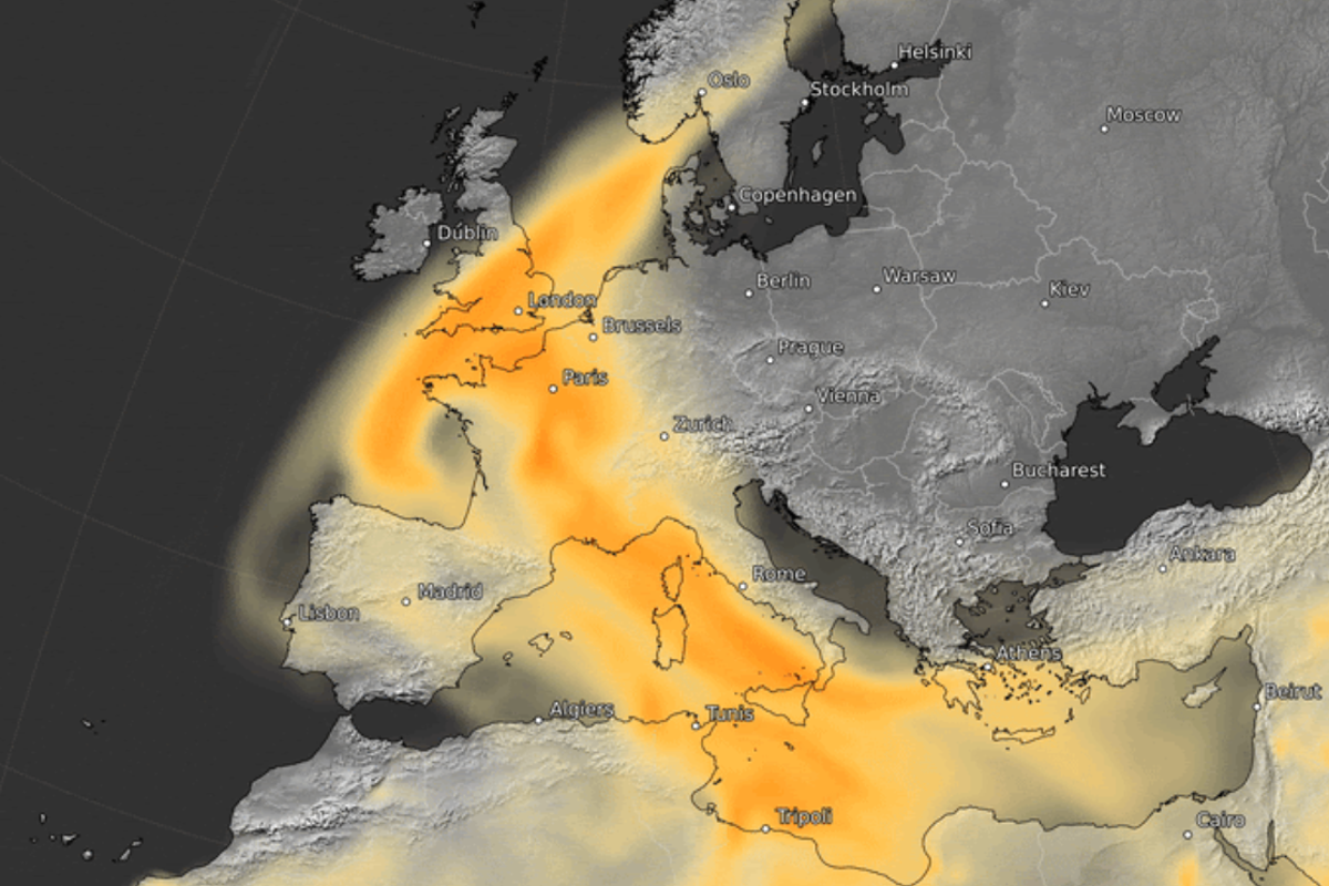 ‘Intense’ Saharan dust storm to sweep into Europe this week and bring hazy skies