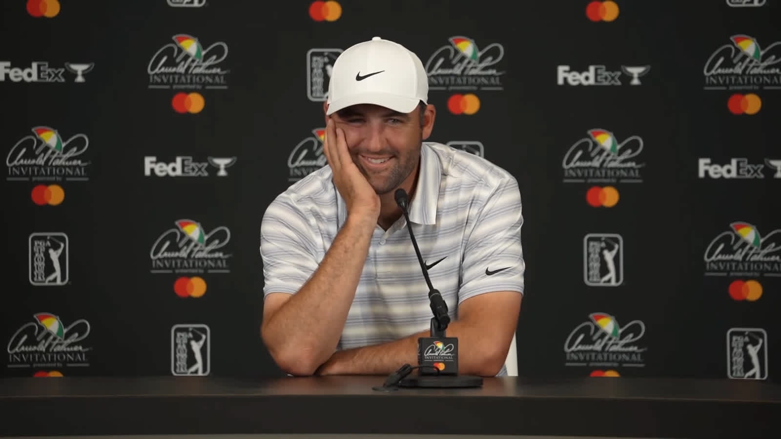 Scottie Scheffler on his experiences, nerves from hosting Masters Champions Dinner