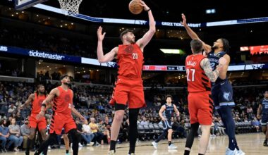 Holiday and Grant power the Trail Blazers to a 122-114 win over the Grizzlies