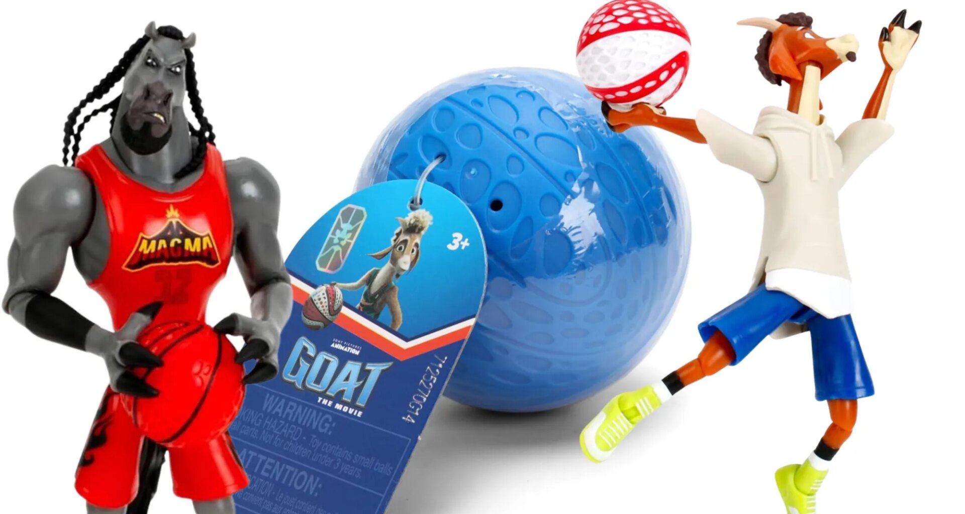 Jada Toys Brings Sony's Animated Film GOAT to Life with New Action Figure Line