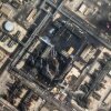 Vantor satellite image shows firefighting efforts and damage assessment at Ras Tanura oil refinery following a fire incident.
