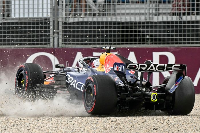 Max Verstappen, Red Bull Racing crash