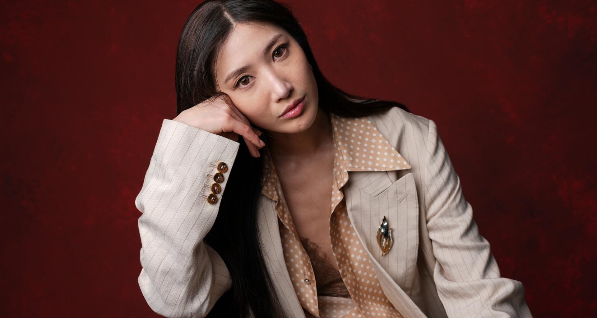 EJAE poses for a portrait during the 98th Academy Awards Oscar nominees luncheon at the Beverly Hilton Hotel in Beverly Hills, California, Feb. 10. AP-Yonhap