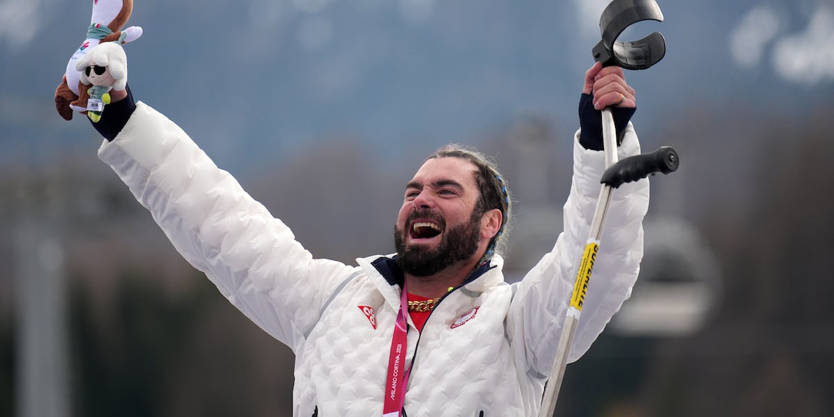 US ‘rock star’ Paralympic skier wins silver for his late twin brother