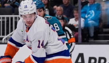 Islanders' Bo Horvat's viral visor flick on William Eklund stemmed from stolen stick