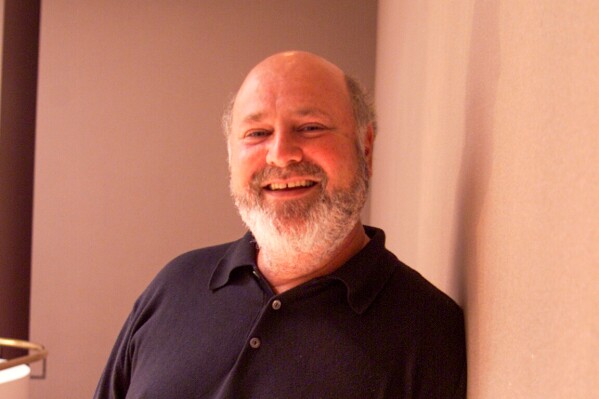 Director Rob Reiner promotes his latest film "The Story of Us," a romantic comedy about marriage on the rocks in San Francisco, Oct. 1, 1999, in San Francisco. (Fred Larson/San Francisco Chronicle via AP)