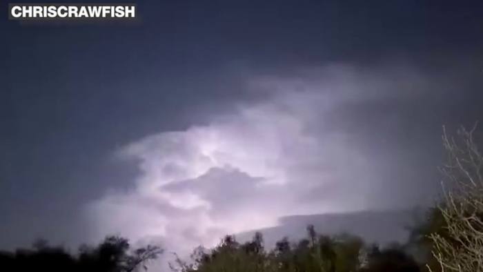 Grapefruit-sized hail impacts South Central Texas on Tuesday night