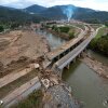 A bridge along Interstate 26 is destroyed in the aftermath of Hurricane Helene, Oct. 4, 2024, in Erwin, Tenn.