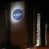 The mobile launcher containing the Artemis II Space Launch System rocket and Orion spacecraft arrives at the Vehicle Assembly Building after a rollback that lasted over ten hours at the Kennedy Space Center in Cape Canaveral, Florida, on February 25, 2026. NASA teams detected issues with the helium flow and removed the rocket from the launchpad.