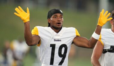 WR Calvin Austin III leaving Steelers to sign with Giants