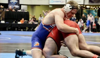 Bears in 9th place after early session at NCAA Championships