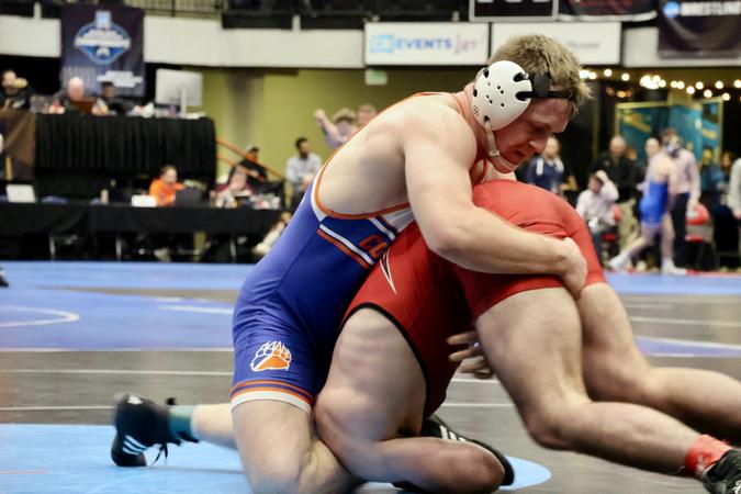 Bears in 9th place after early session at NCAA Championships