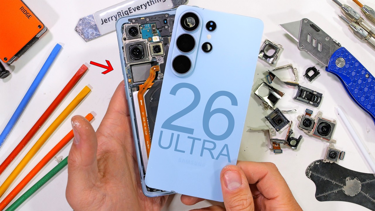 They cant keep this private - Samsung S26 Ultra Teardown - YouTube