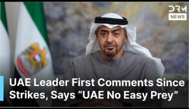 BREAKING NEWS: UAE Leader Says Nation “No Easy Prey” After Iranian Missile Strikes | DRM News | AC1F