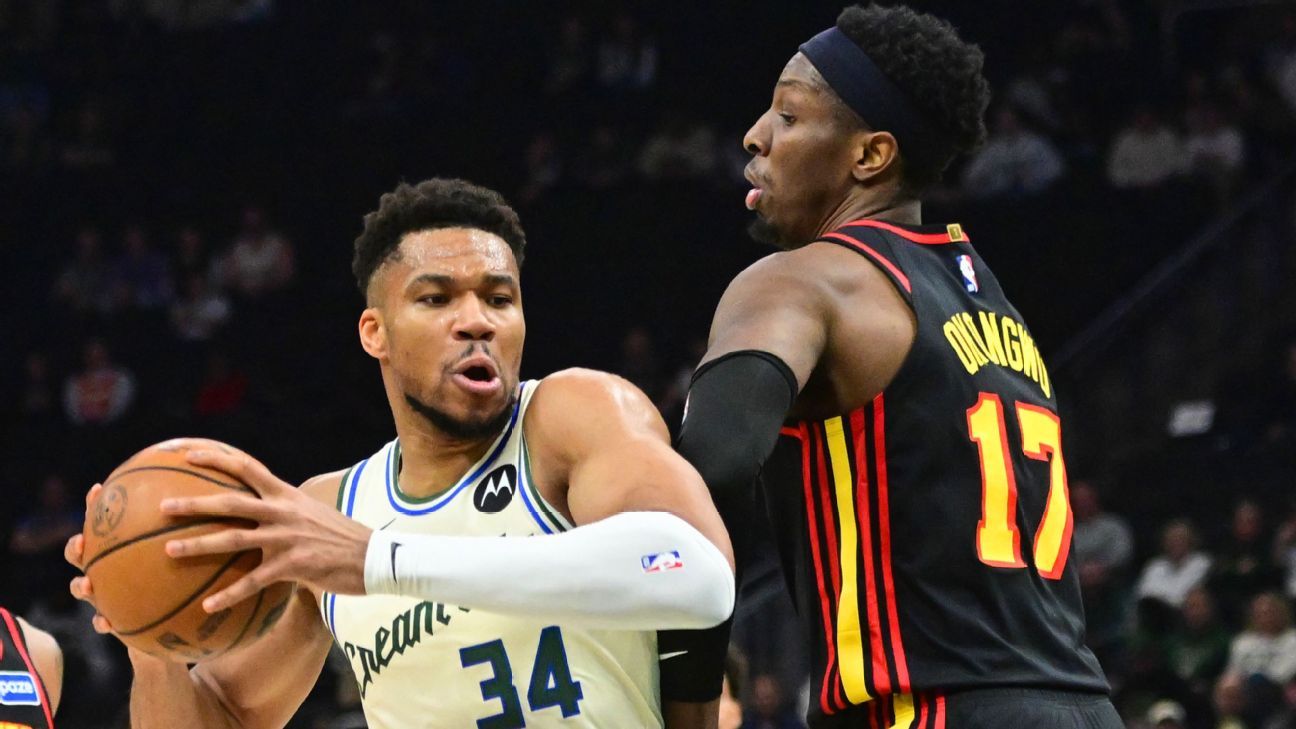 Giannis Antetokounmpo out for 31st time this season vs. Hawks