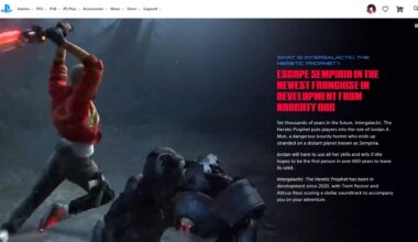 PS5 Exclusive Intergalactic's Alleged New Webpage Is No Big Deal At All