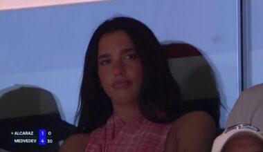 Dua Lipa watched Alcaraz-Medvedev SF at Indian Wells 2026 - ATP Tour