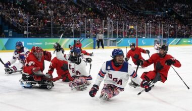 Canada claims ice hockey silver as United States romps to 5th consecutive Paralympic gold