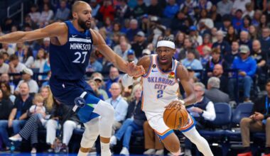 Shai Gilgeous-Alexander barely extends streak as Thunder win