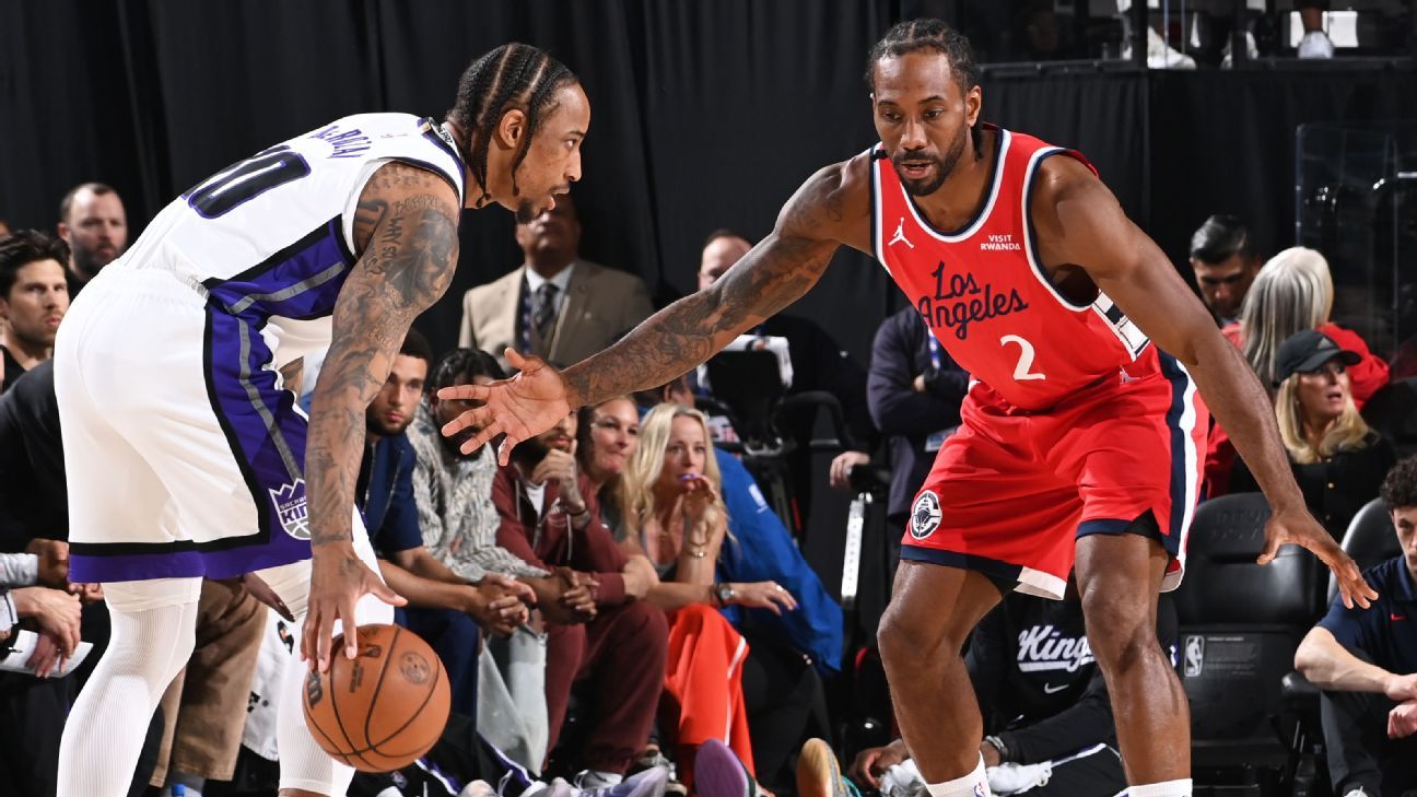 Clippers star Kawhi Leonard (ankle) ruled out vs. Spurs