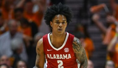 Alabama's Aden Holloway 'removed from campus' after drug arrest