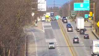 Crash shuts down part of Route 581 in Cumberland County