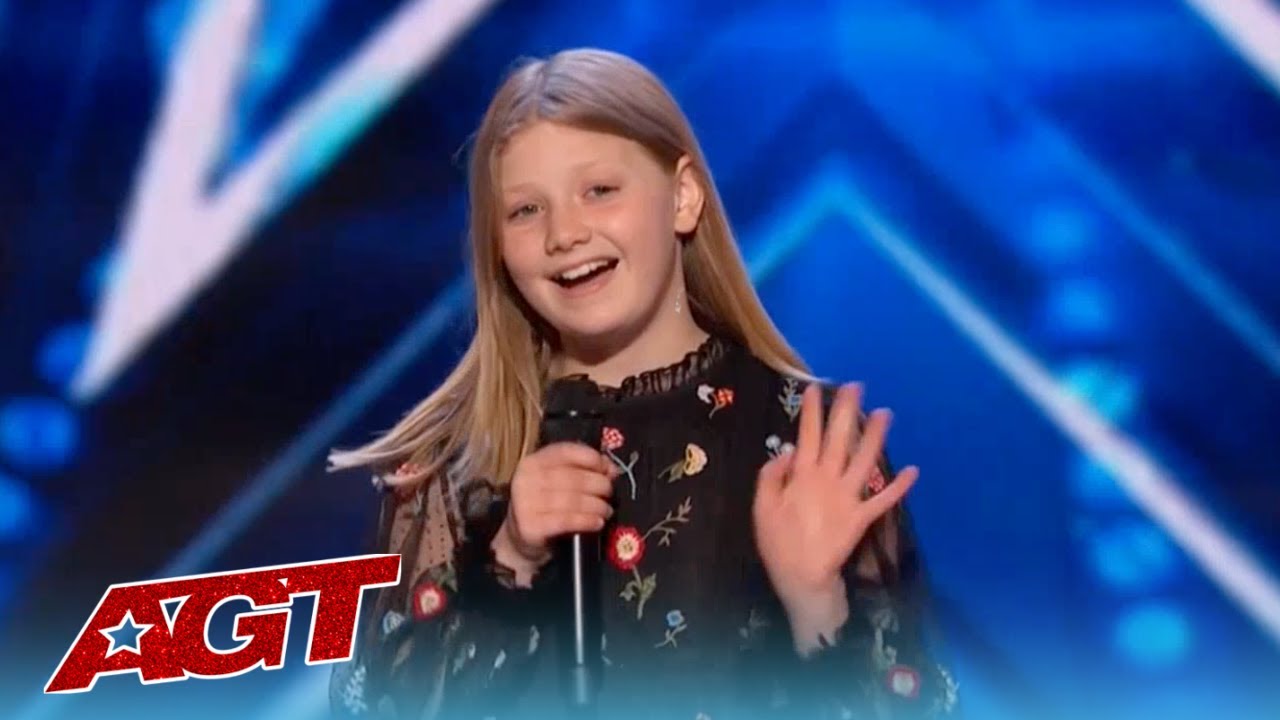SHOCK! Watch What Happens When Cute 10-Year-Old Harper Opens Her Mouth On Americas Got Talent - YouTube