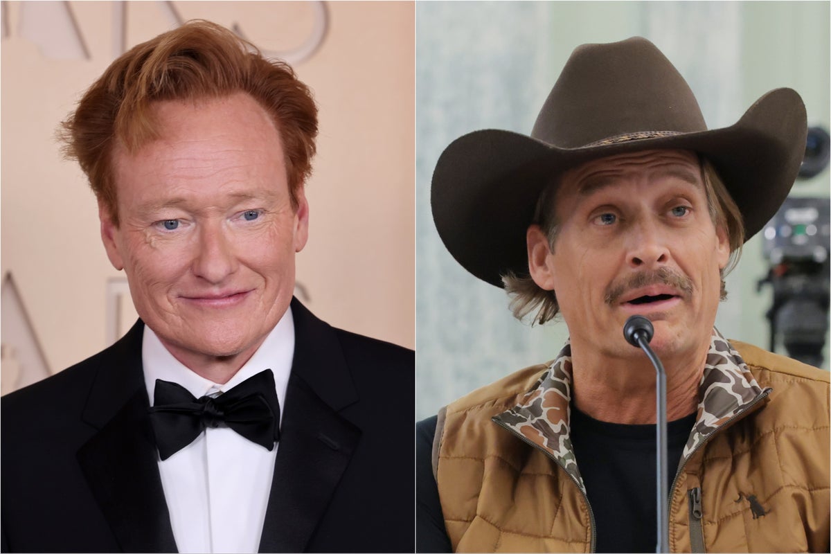 Kid Rock reacts to Conan O’Brien’s Oscars diss over alternate halftime show