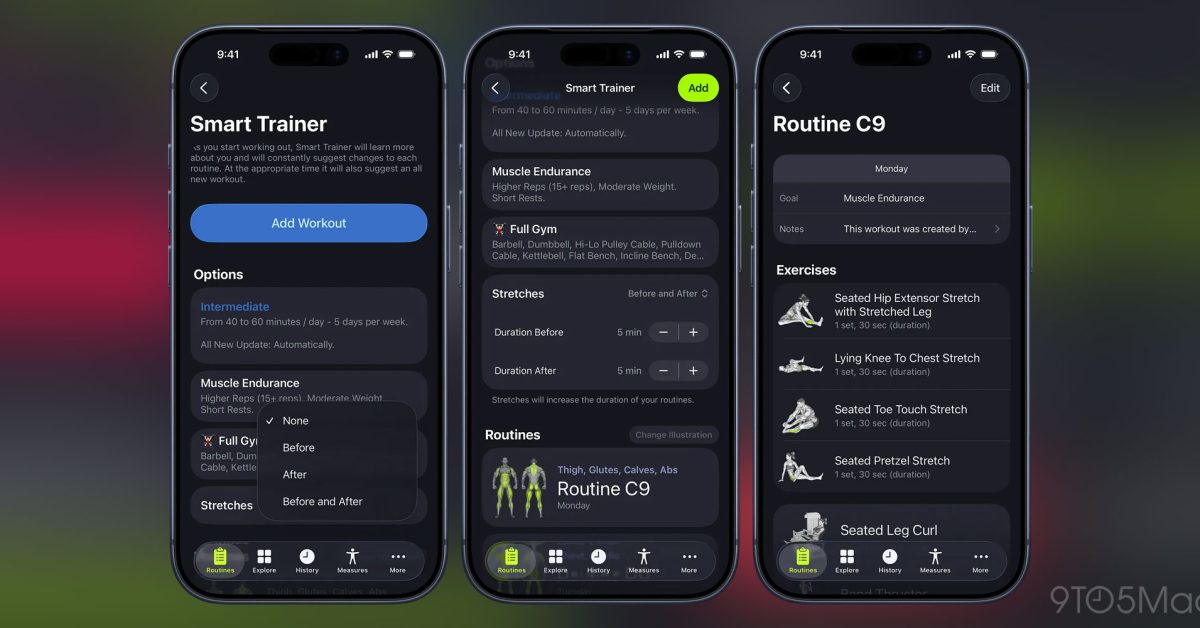 SmartGym now offers stretch suggestions, routine segments, more