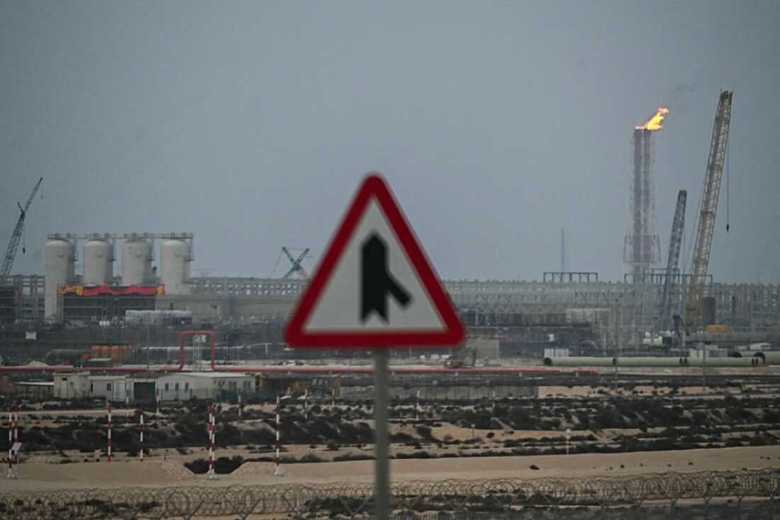 This photo shows QatarEnergy's operating facilities in Ras Laffan Industrial City on March 2, 2026. Qatar suspended liquefied natural gas production on March 2, causing a massive leap in prices, after Iranian strikes hit Gulf energy facilities in a new escalation of the Middle East war.