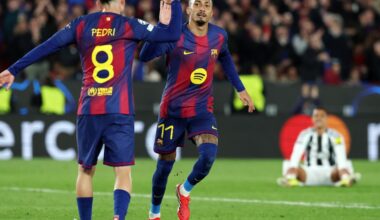 La Liga stars show their love for Barcelona duo Pedri and Raphinha