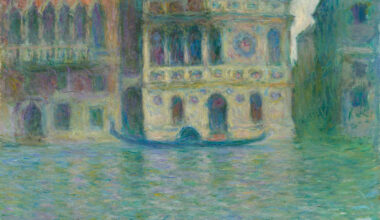 Claude Monet, “The Doge’s Palace Seen from San Giorgio Maggiore” (1908) by Claude Monet. “Monet and Venice” at the de Young Museum is a worthy exhibition that offers a fresh look at the famed Impressionist artist.