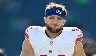 Giants' Skattebo apologizes for 'tasteless joke' on CTE, asthma