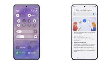 Samsung rolling out AirDrop over Quick Share on Galaxy S26