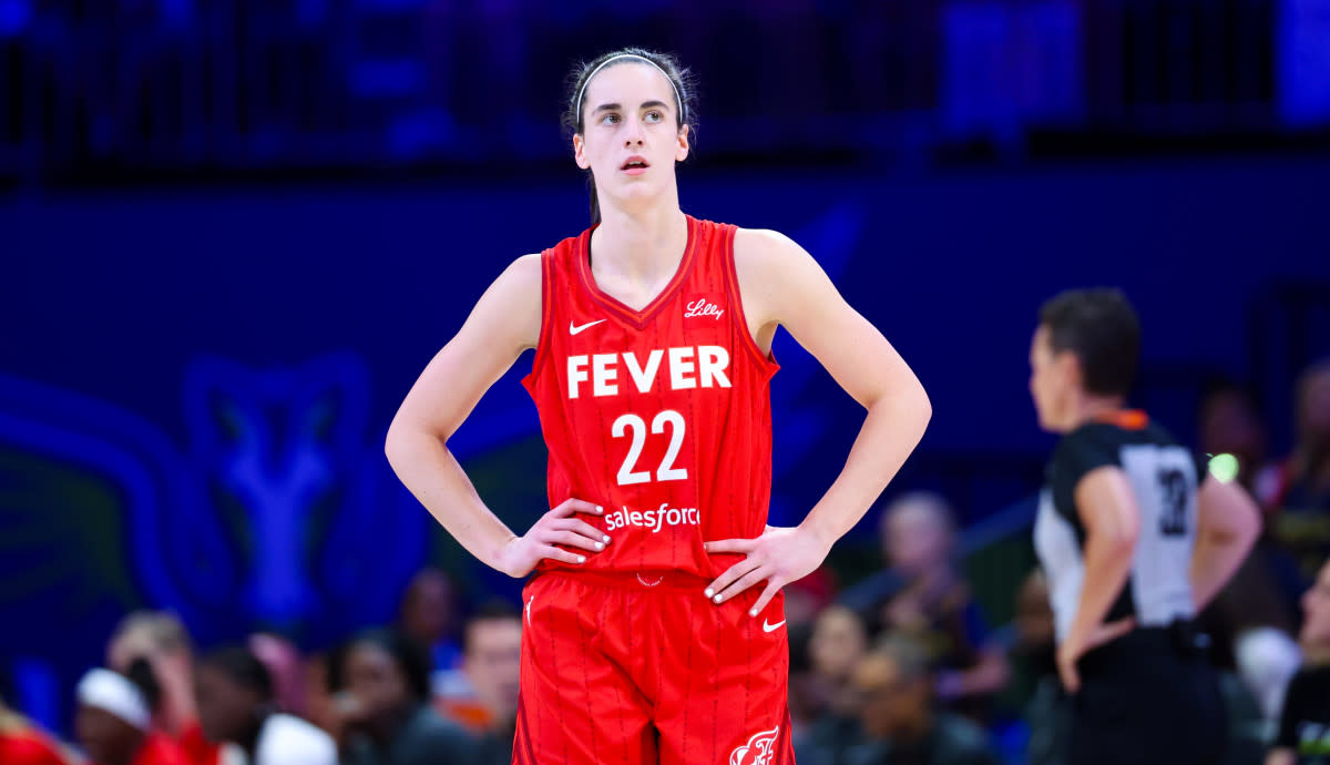 Indiana Fever guard Caitlin Clark (22)Kevin Jairaj-Imagn Images