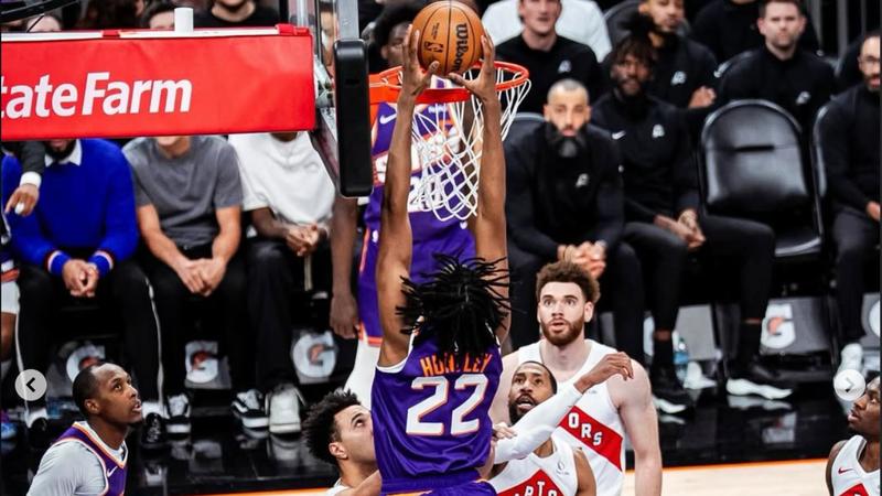 CJ Huntley Makes NBA Debut for Phoenix Suns