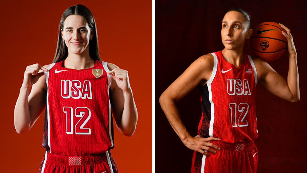 Diana Taurasi Praises Caitlin Clark Wearing Team USA No. 12 Jersey