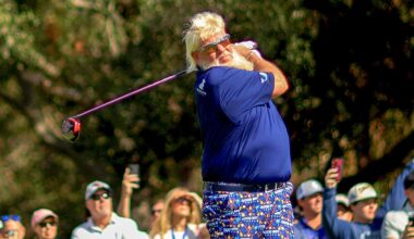 Golf legend John Daly slides down desert hill in viral golf video