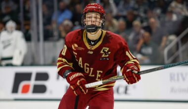 Bruins sign top prospect James Hagens to AHL deal