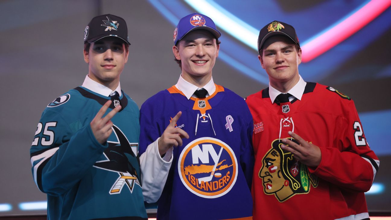 Top Blackhawks prospect Anton Frondell making debut at Islanders