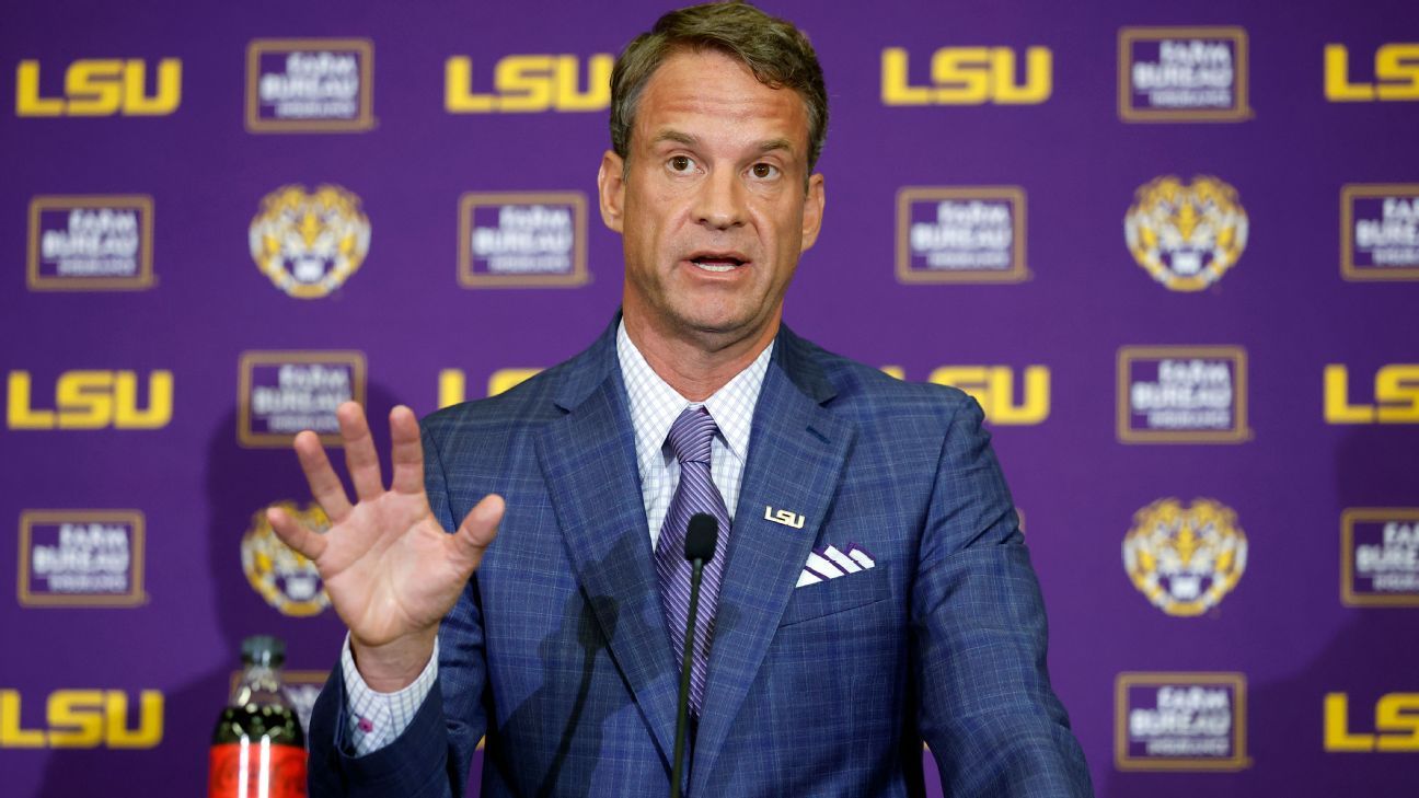 Lane Kiffin says 'ton of work' remains to turn around LSU