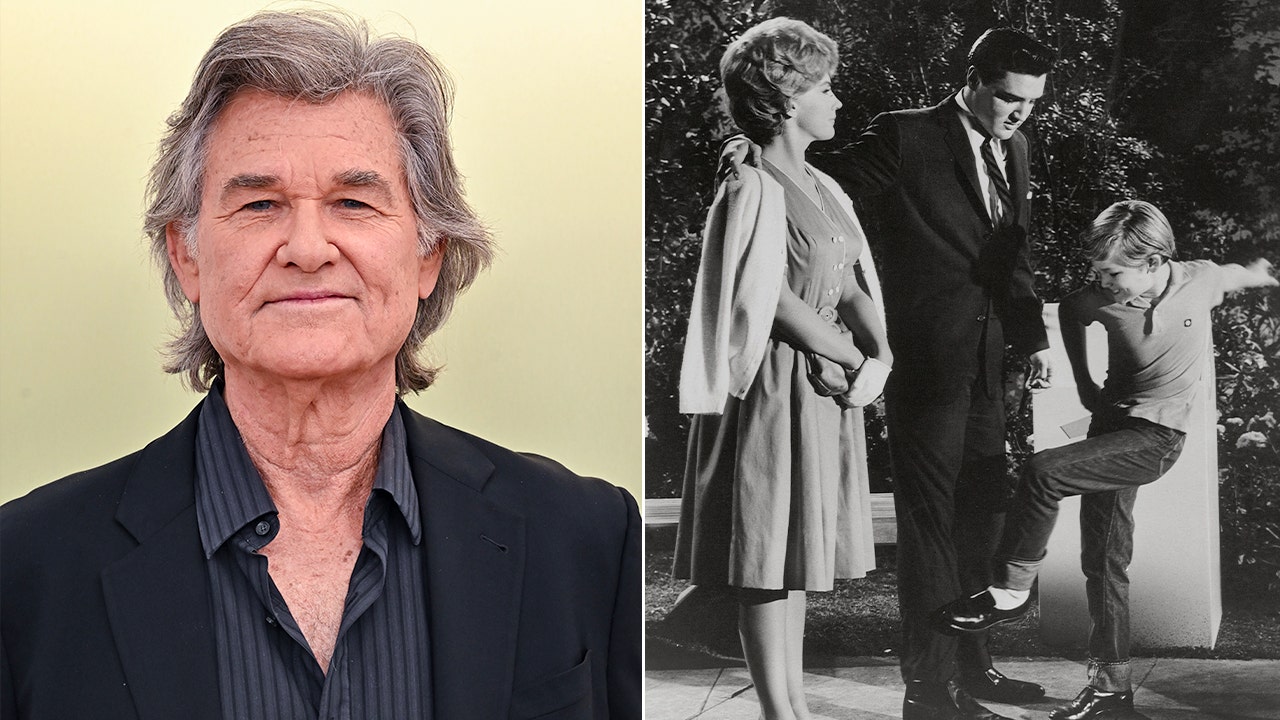 Kurt Russell recalls kicking Elvis Presley on a movie set as a child