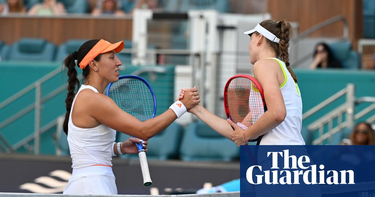 Jessica Pegula left frustrated as Elena Rybakina roars back to reach Miami last four | Tennis
