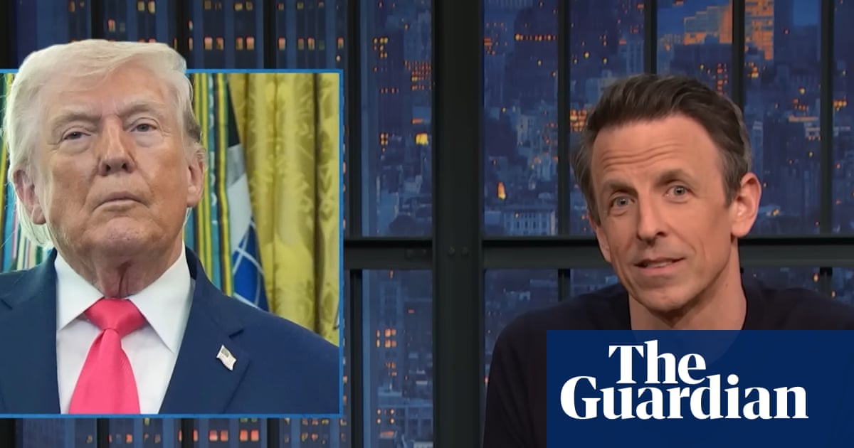 Seth Meyers on Donald Trump’s ‘present’ from Iran: ‘Is the president getting catfished?’ | Late-night TV roundup