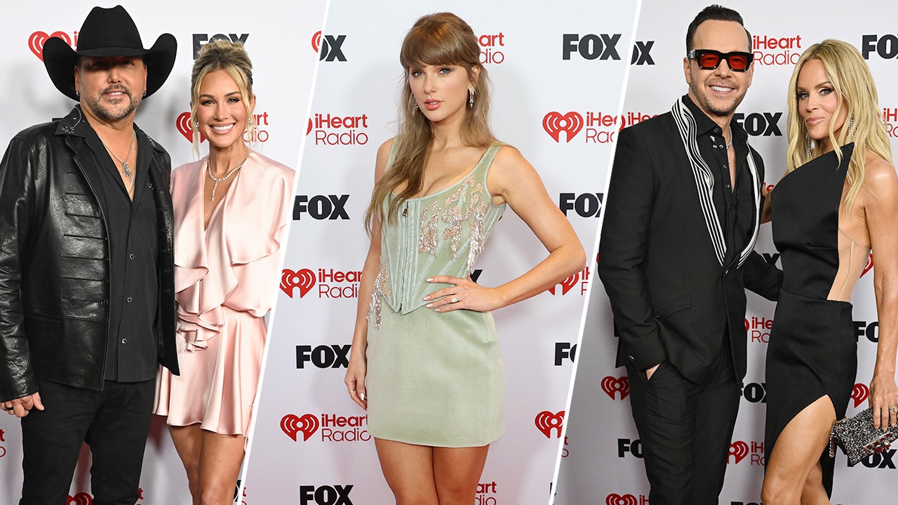Jason Aldean, Taylor Swift among stars on iHeartRadio Awards red carpet
