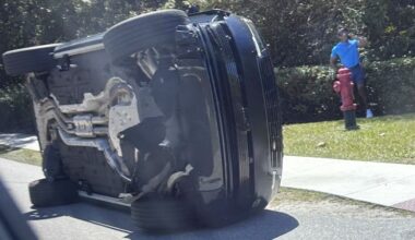 Tiger Woods in jail after being arrested on suspicion of DUI following car crash in Florida