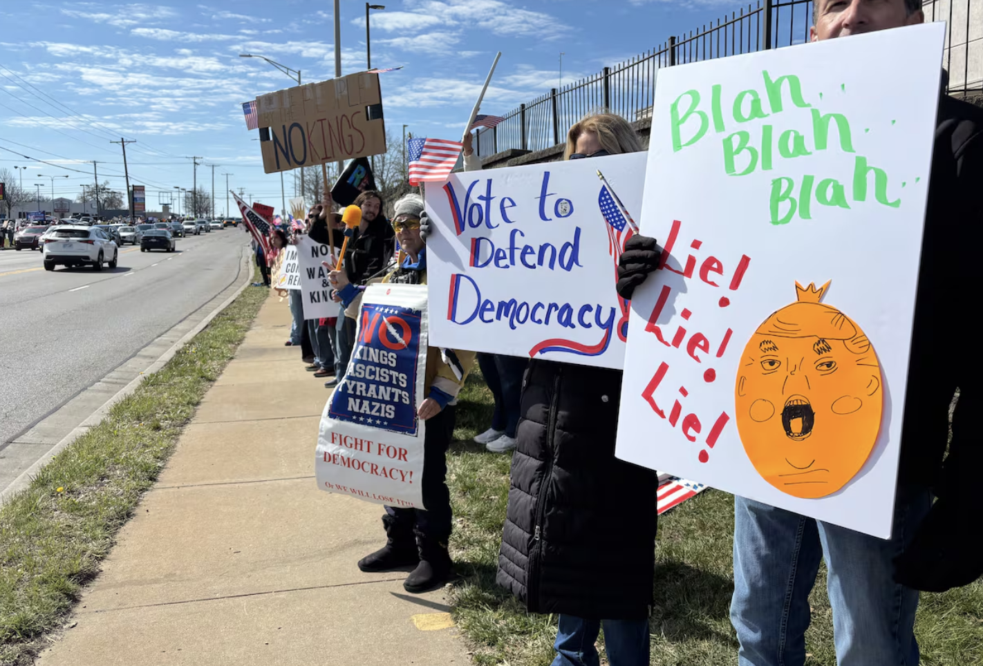 Kansas City area rally -photo courtesy KCTV